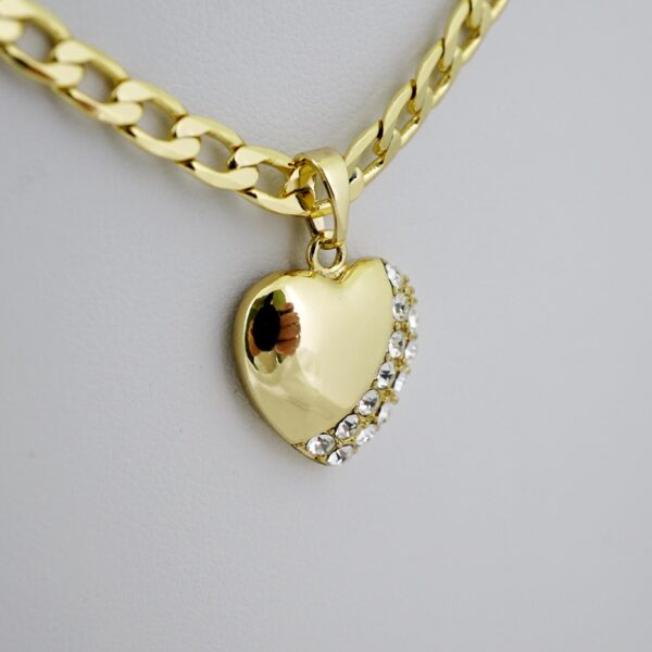 SET1610 Cadenas - Colgante -  Chain W - Pendants - 14K Real Color - Zircon Stone - 4mmX50cm - Image 2