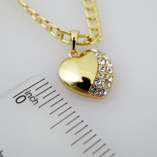 SET1610 Cadenas - Colgante -  Chain W - Pendants - 14K Real Color - Zircon Stone - 4mmX50cm - Image 3