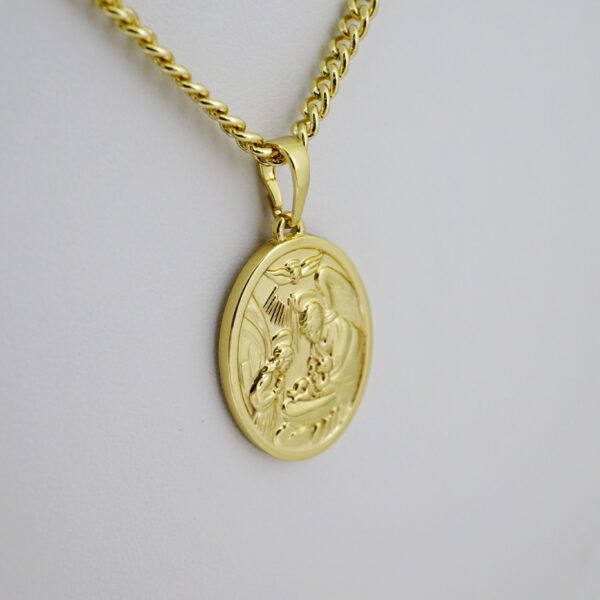 SET1614 Cadenas & Colgantes - Chain - Pendants - Plain - 14K Real Color - 3mmX60cm - Image 2