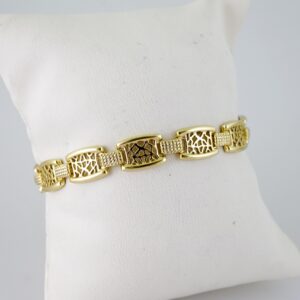 B1465 Bracelet - Pulseras - Zircon Stone - 14K Real Color