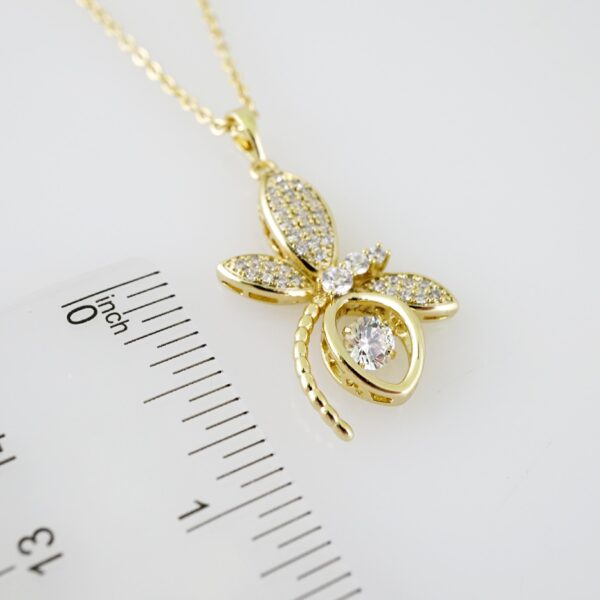 SET1618 Cadenas - Colgante -  Chain W - Pendants - 14K Real Color - Zircon Stone - 2mmX50cm - Image 3