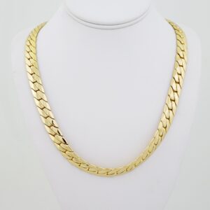 SET1617 Gargantilla - Choker - Plain -  14K Real Color - 60cm
