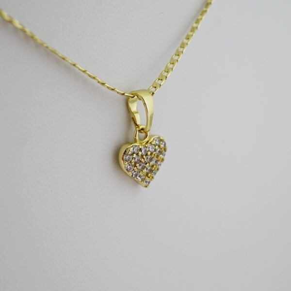 SET1623 Cadenas & Colgantes - Chain - Pendants - Zircon Stone - 14K Real Color - 2mmX50cm - Image 2