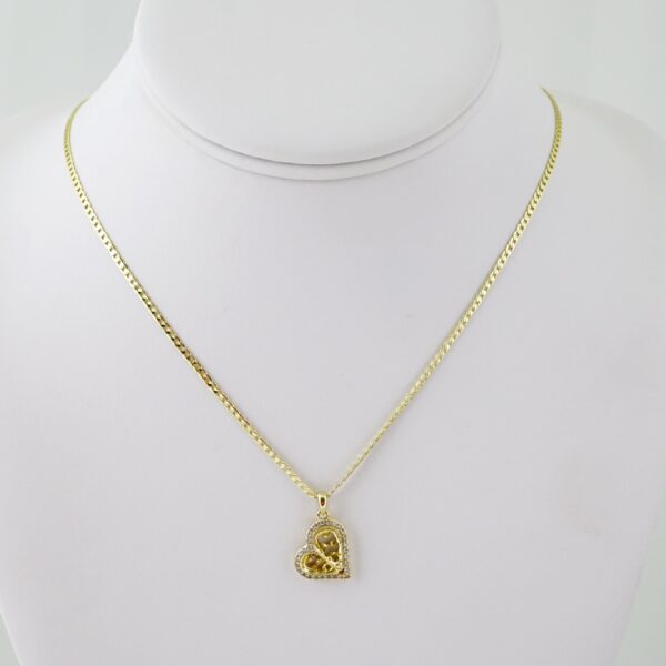 SET1624 Cadenas & Colgantes - Chain - Pendants - Zircon Stone - 14K Real Color - 2mmX50cm