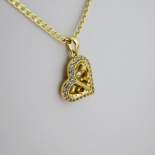 SET1624 Cadenas & Colgantes - Chain - Pendants - Zircon Stone - 14K Real Color - 2mmX50cm - Image 2