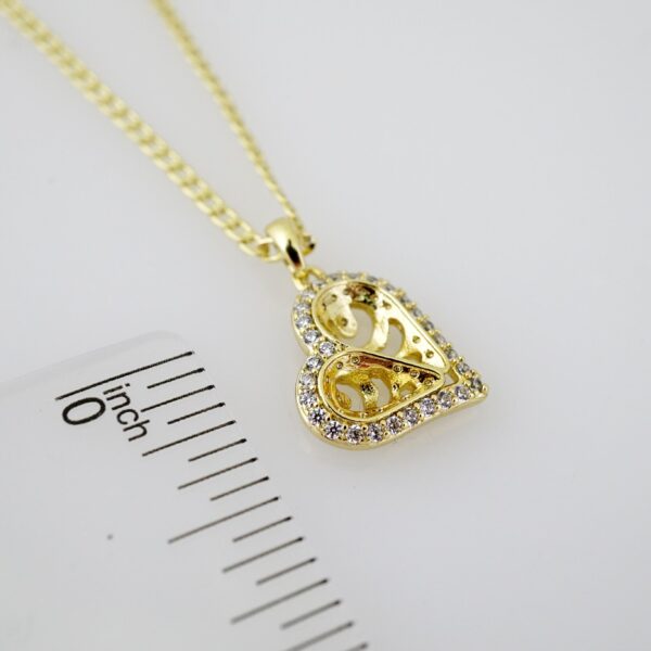 SET1624 Cadenas & Colgantes - Chain - Pendants - Zircon Stone - 14K Real Color - 2mmX50cm - Image 3