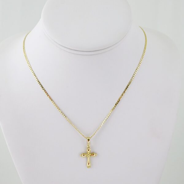 SET1626  Cadenas & Colgantes - Chain - Pendants - Zircon Stone - 14K Real Color - 2mmX45cm