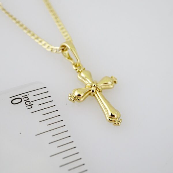 SET1626  Cadenas & Colgantes - Chain - Pendants - Zircon Stone - 14K Real Color - 2mmX45cm - Image 3
