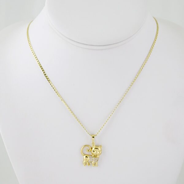 SET1628  Cadenas & Colgantes - Chain - Pendants - Zircon Stone - 14K Real Color - 2mmX50cm