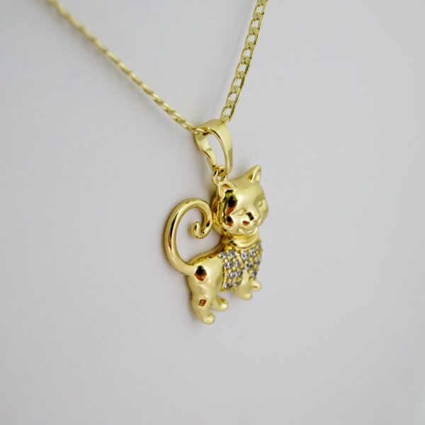 SET1628  Cadenas & Colgantes - Chain - Pendants - Zircon Stone - 14K Real Color - 2mmX50cm - Image 2