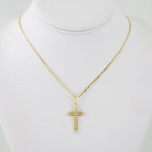 SET1630 Cadenas & Colgantes - Chain - Pendants - Zircon Stone - 14K Real Color - 2mmX50cm
