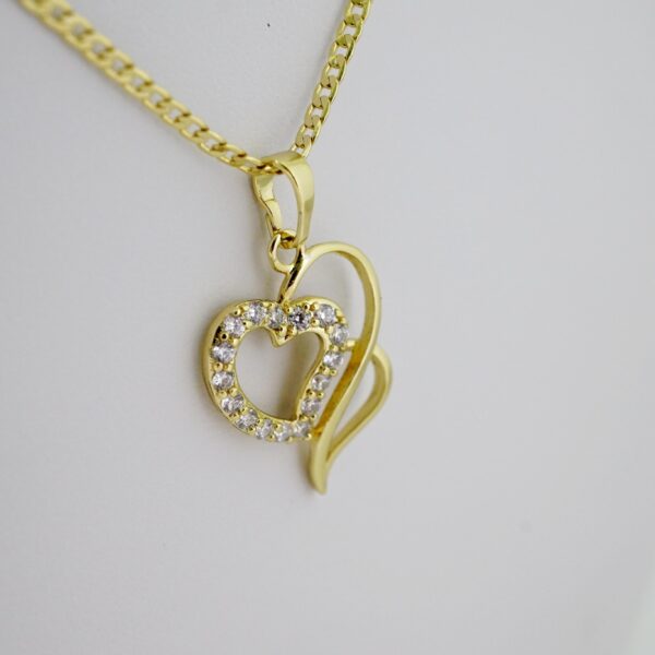 SET1632 Cadenas & Colgantes - Chain - Pendants - Zircon Stone - 14K Real Color - 2mmX50cm - Image 2