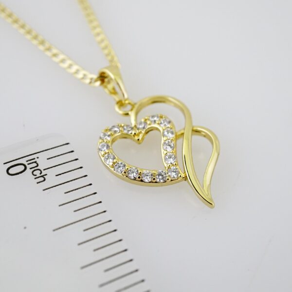 SET1632 Cadenas & Colgantes - Chain - Pendants - Zircon Stone - 14K Real Color - 2mmX50cm - Image 3