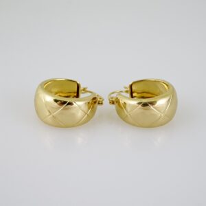 E2150 Earrings - Aretes - Plain - 14K Real Color