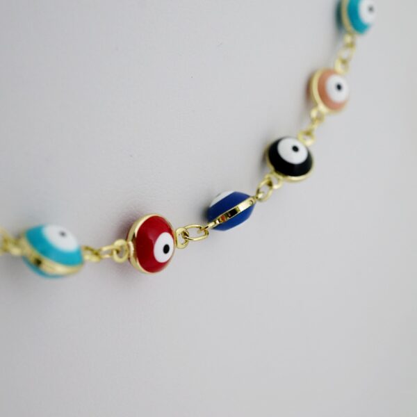 SET1595  Gargantilla - Choker - Plain - Zircon Stone - Ojitos - Image 2
