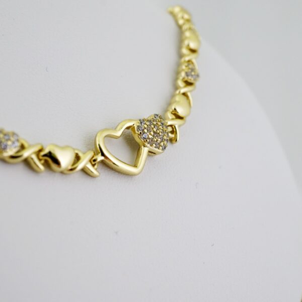 SET1596 Gargantilla & Pulsera - Choker & Bracelet - Zircon Stone - 14K Real Color - Image 3