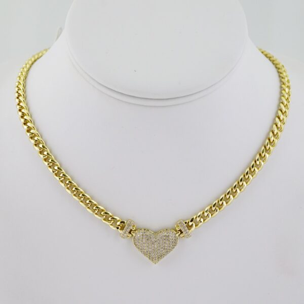 SET1597 Gargantilla - Choker - Zircon Stone - 14K Real Color