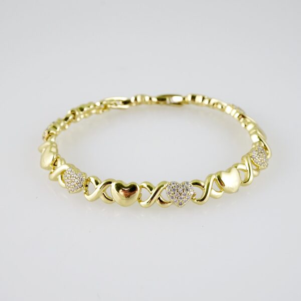 B1467 Bracelet - Pulseras - Zircon Stone - 14K Real Color - Image 2