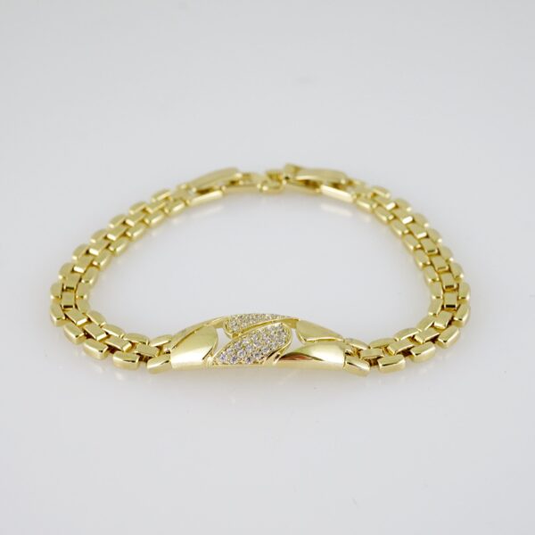 B1469 Bracelet - Pulseras - Zircon Stone - 14K Real Color - Image 2