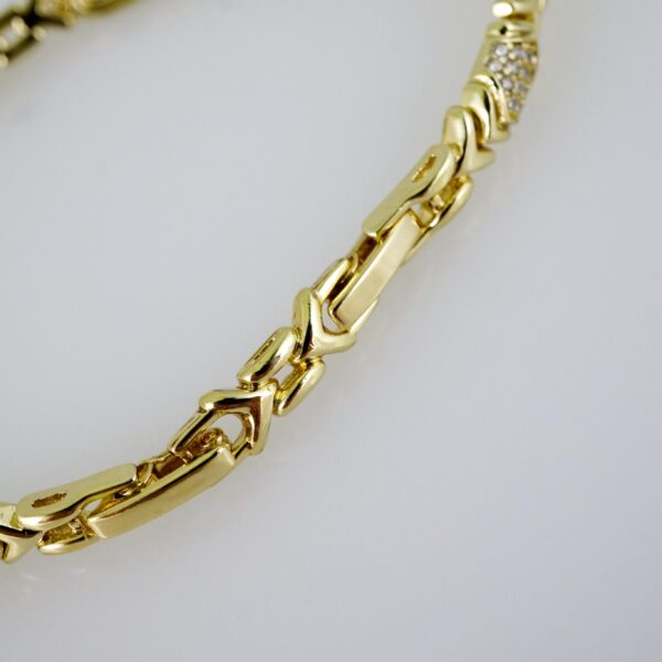 B1471 Bracelet - Pulseras - Zircon Stone - 14K Real Color - Image 3