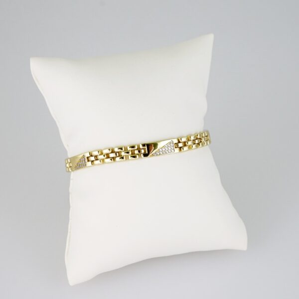 B1472 Bracelet - Pulseras - Zircon Stone - 14K Real Color