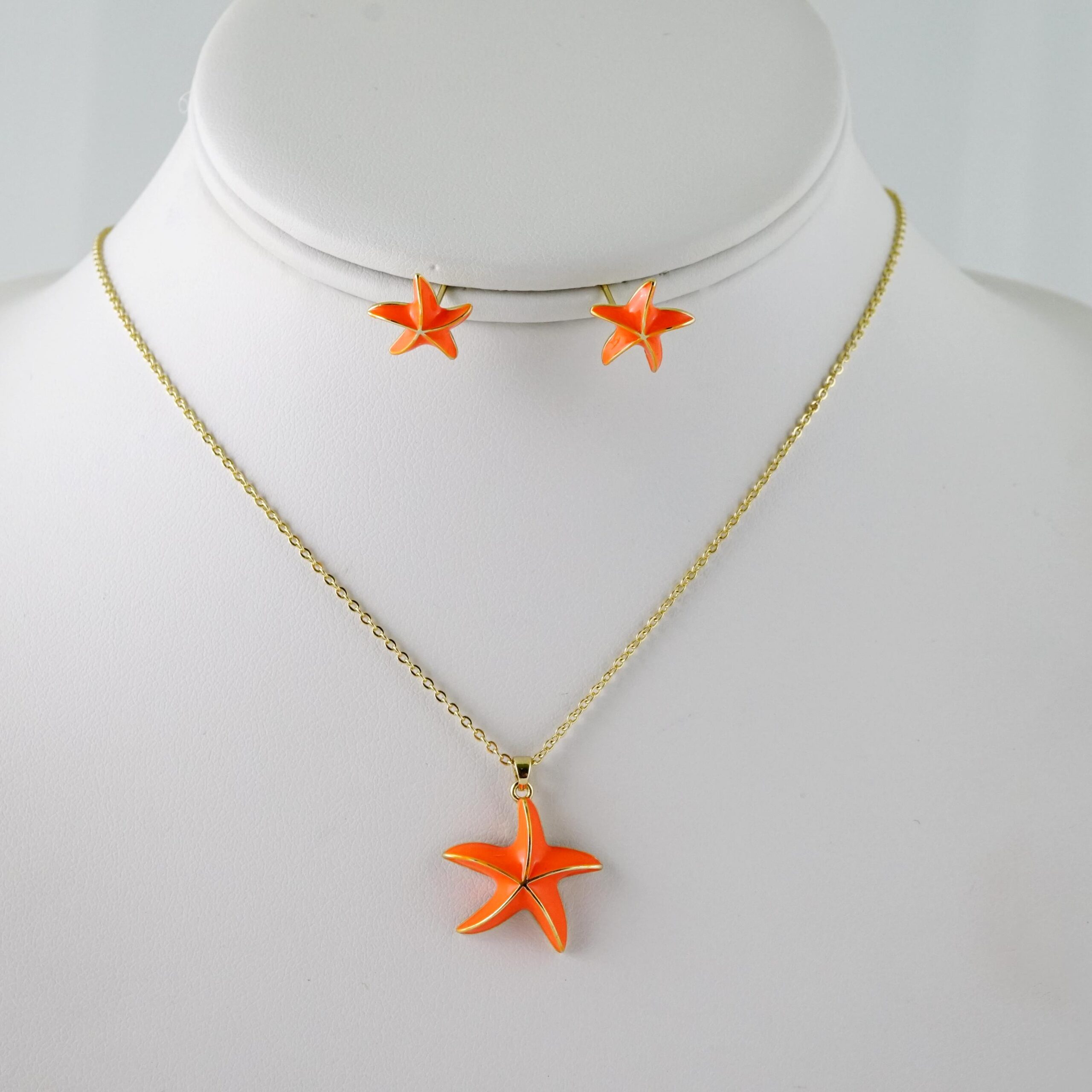★ROSEMONT★ 14K Necklace Pins RS1360 Gem Stone King 14K Yellow Gold Fancy Pink Zirconia 3-Stone