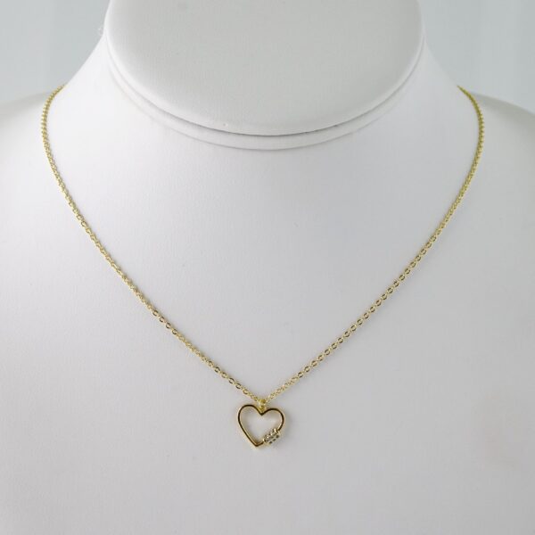 SET1642 Cadenas & Colgantes - Chain - Pendants - Zircon Stone - 14K Real Color - 2mmX45cm