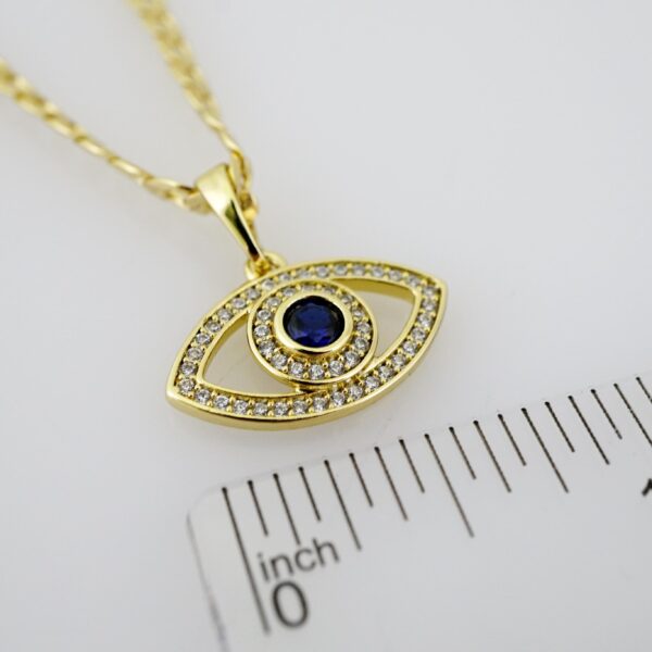 SET1650 Cadenas - Colgante -  Chain W - Pendants - 14K Real Color - Zircon Stone - 3mmX45cm - Image 3