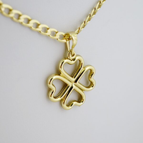 SET1652 Cadenas - Colgante -  Chain W - Pendants - 14K Real Color - Zircon Stone - 3mmX45cm - Image 2