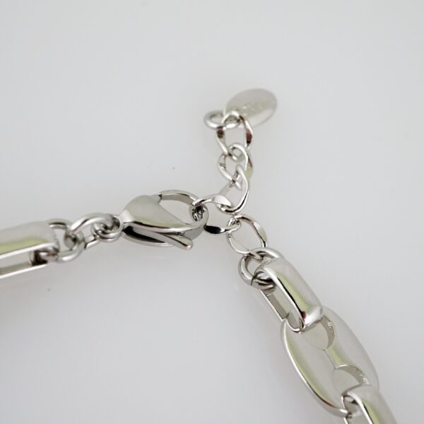 B1480 Bracelet - Pulseras - Plain - Silver Color - Image 3