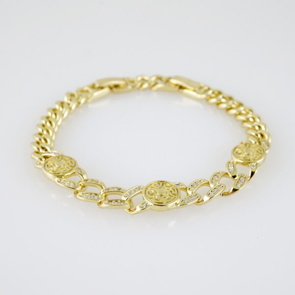 B1481 Bracelet - Pulseras - Zircon Stone - 14K Real Color - Image 2
