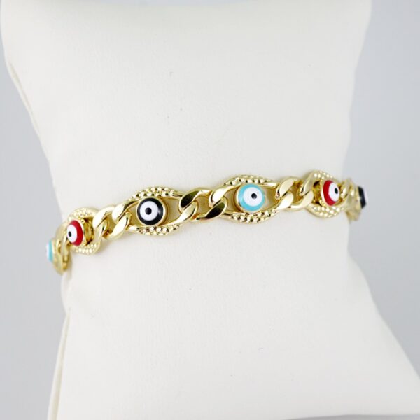 B1482 Bracelet - Pulseras - Zircon Stone - 14K Real Color