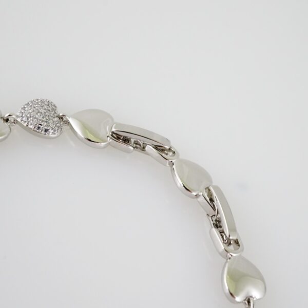 B1483 Bracelet - Pulseras - Zircon Stone - Silver Color - Image 3