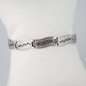 B1484 Bracelet - Pulseras - Zircon Stone - Silver Color