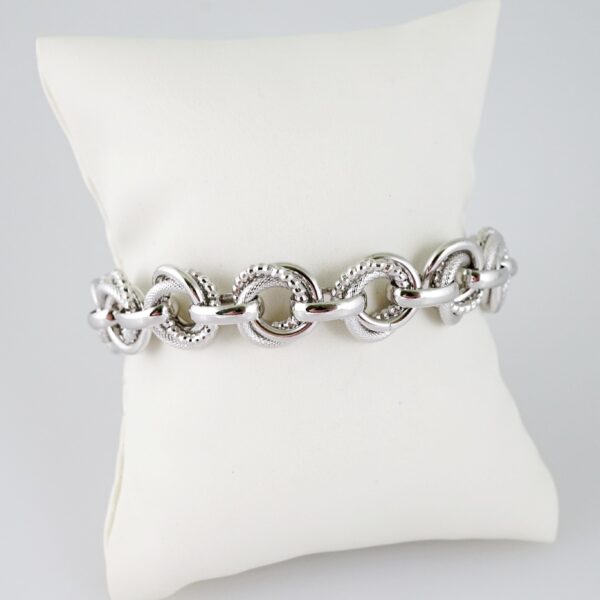 B1485 Bracelet - Pulseras - Plain - Silver Color