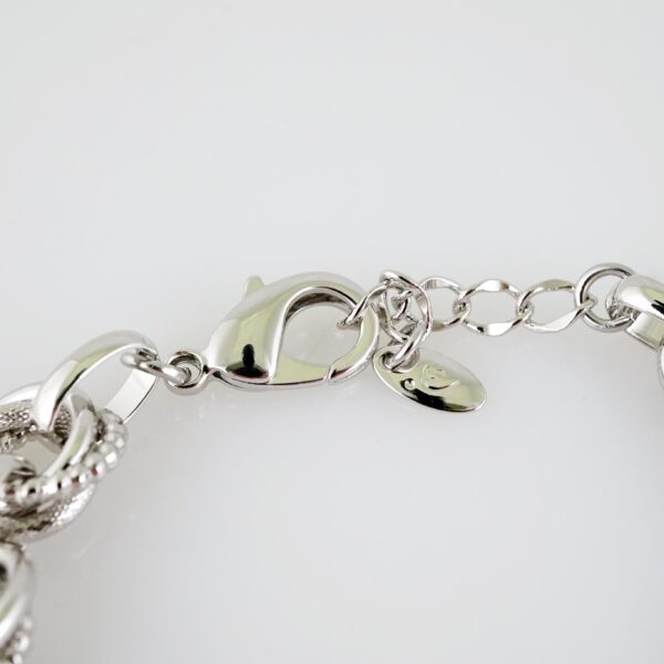 B1485 Bracelet - Pulseras - Plain - Silver Color - Image 3