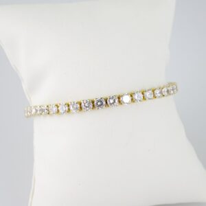 B1487 Bracelet - Pulseras - Zircon Stone - 14K Real Color