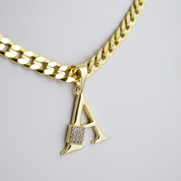 SET1658  Cadenas & Colgantes - Chain - Pendants - Zircon Stone - 14K Real Color - 6mmX45cm - Image 2