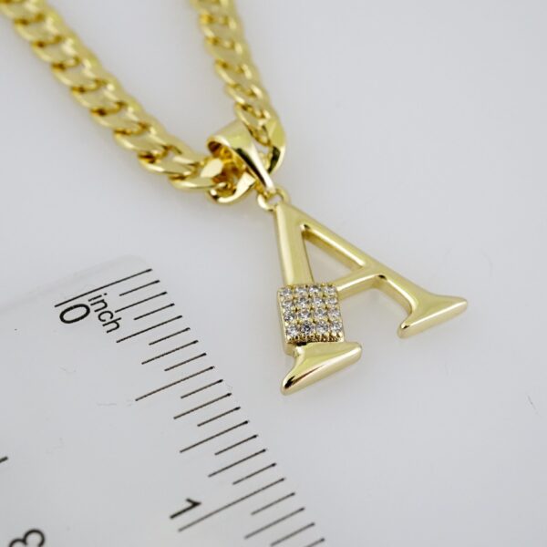 SET1658  Cadenas & Colgantes - Chain - Pendants - Zircon Stone - 14K Real Color - 6mmX45cm - Image 3