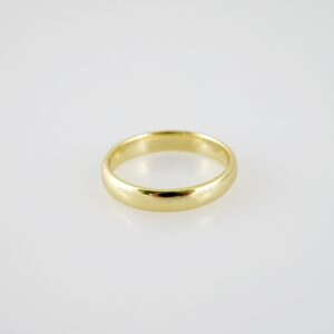 R717 RING - ANILLO - Plain - 14K Real Color