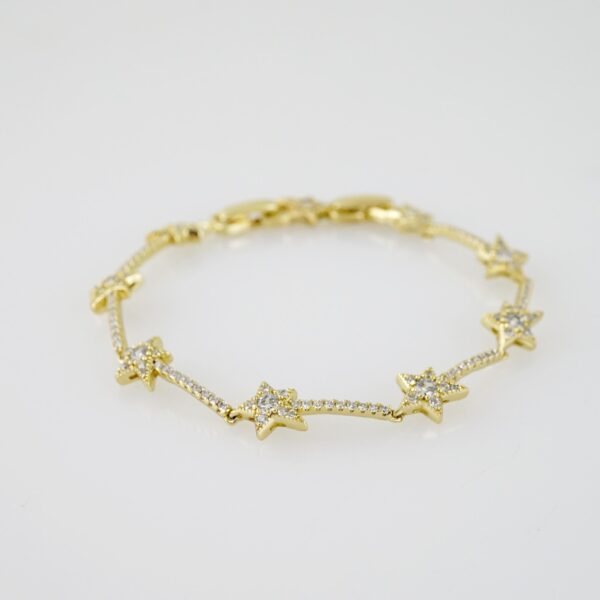 B1488 Bracelet - Pulseras - Zircon Stone - 14K Real Color - Image 2