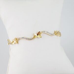 B1489 Bracelet - Pulseras - Zircon Stone - 14K Real Color