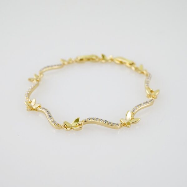 B1489 Bracelet - Pulseras - Zircon Stone - 14K Real Color - Image 2