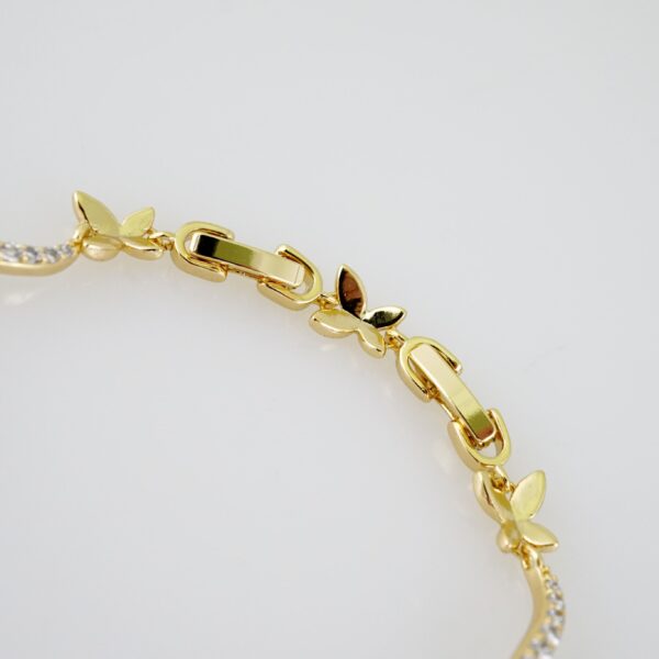B1489 Bracelet - Pulseras - Zircon Stone - 14K Real Color - Image 3