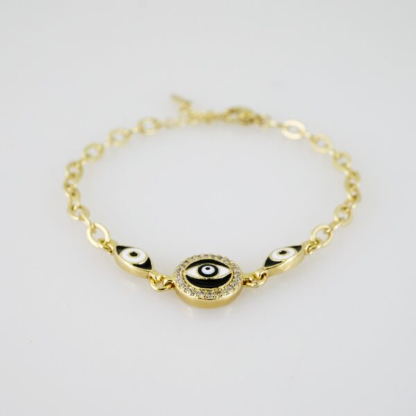 B1491 Bracelet - Pulseras - Zircon Stone - 14K Real Color - Image 2