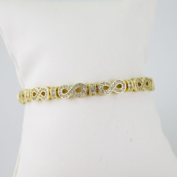B1492 Bracelet - Pulseras - Zircon Stone - 14K Real Color