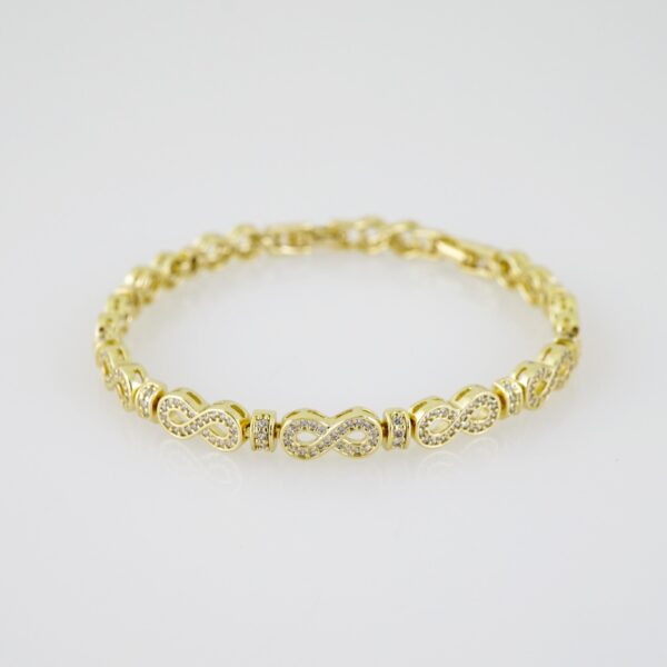 B1492 Bracelet - Pulseras - Zircon Stone - 14K Real Color - Image 2