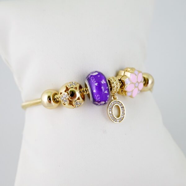B1493 Bracelet - Pulseras - Zircon Stone - 14K Real Color