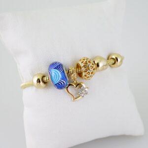 B1494 Bracelet - Pulseras - Zircon Stone - 14K Real Color