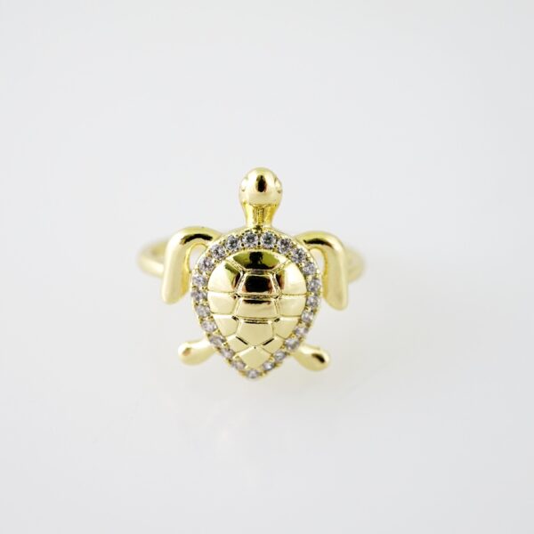 R720 RING - ANILLO - Zircon Stone - 14K Real Color